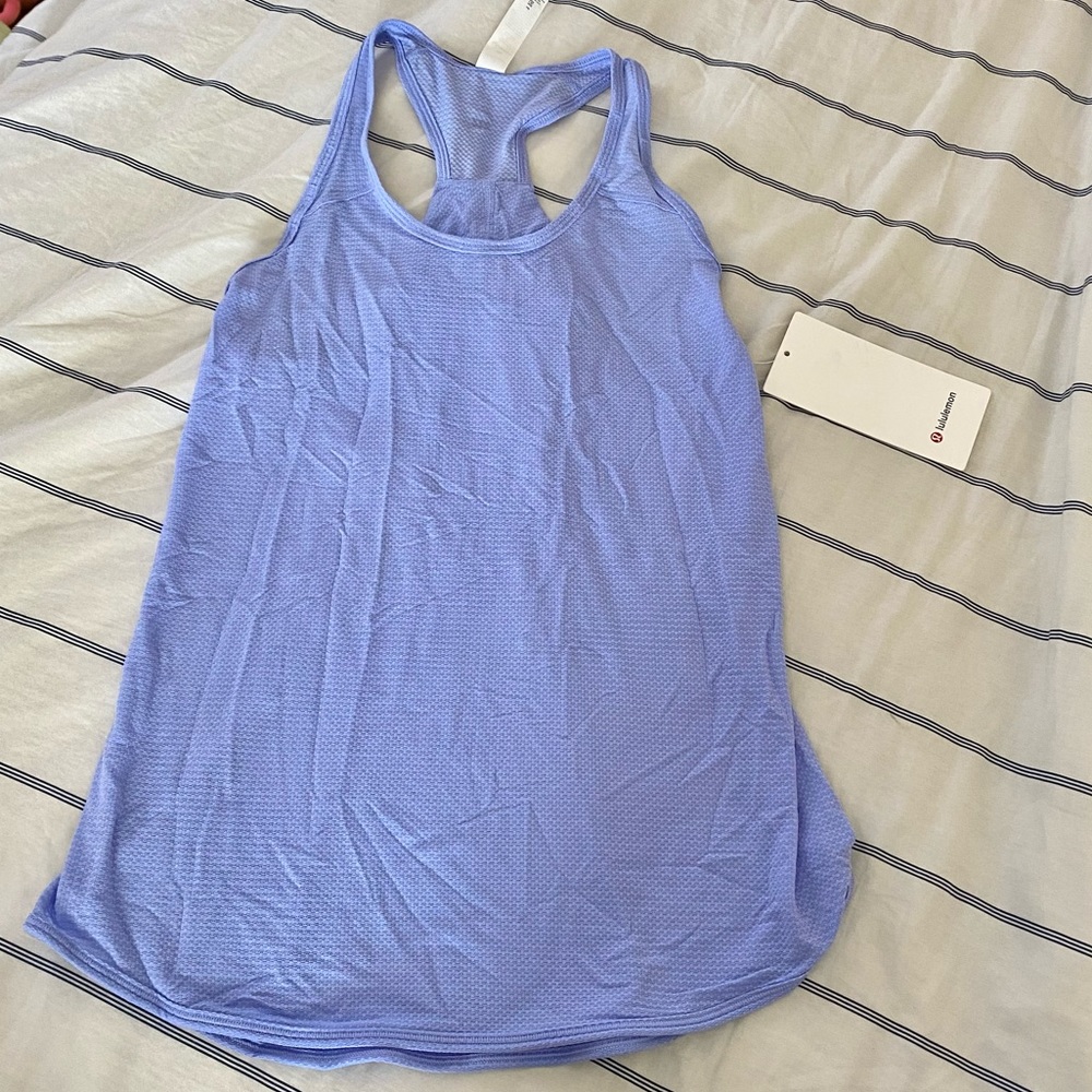 NWT Essential tank periwinkle color